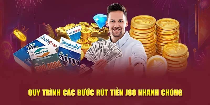 Quy trình rút tiền J88