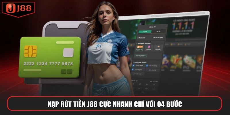 Nạp rút tiền J88 cực nhanh chỉ với 04 bước